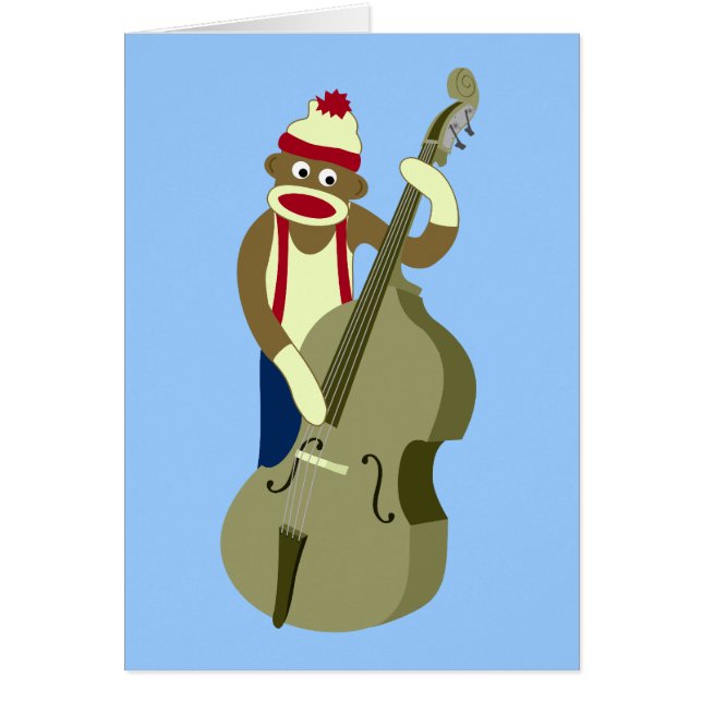 Socket Monkey Upright Bass Player (Voorkant)