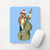 Socket Monkey Upright Bass Player Muismat (Met muis)