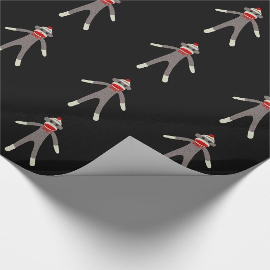 Socket Monkey Wrapping Paper Cadeaupapier (Hoek)