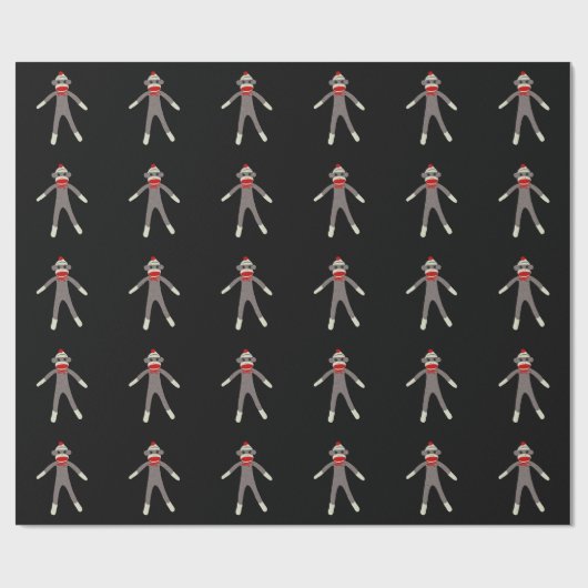 Socket Monkey Wrapping Paper Cadeaupapier (Vlak)