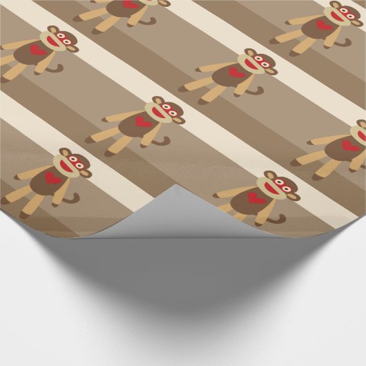 Socket Monkeys Cadeaupapier (Hoek)