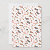 Sockets Snowflakes Fotokerstkaarten Feestdagenkaart (Achterkant)