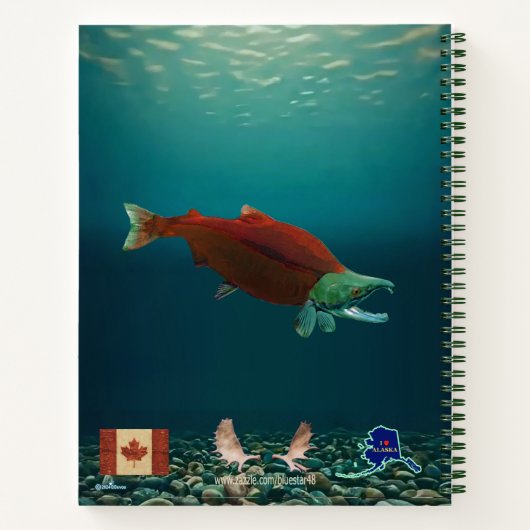 Sockeye Salmon Notitieboek (Achterkant)