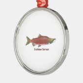 Sockeye Salmon Ornament (Links)