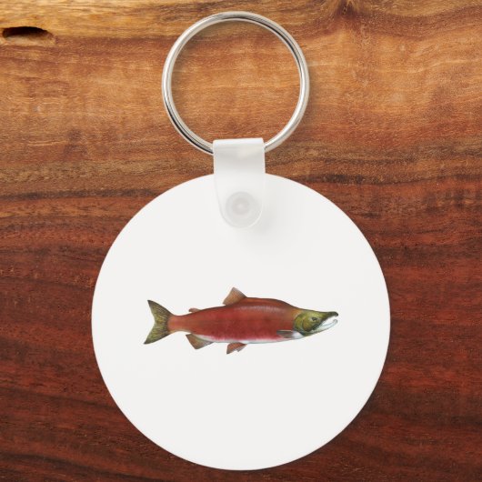 Sockeye Salmon Sleutelhanger (Voorkant)