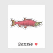 Sockeye Zalm Paaien Fase 2 Sticker (Vel)