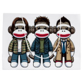 SockMonkey Hunter Brothers en hun Angel Friend Groot Cadeauzakje (Achterkant)