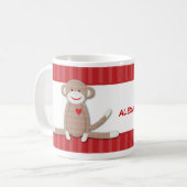 SOCKO-apen - Aangepaste koffie-Mok Koffiemok (Voorkant links)