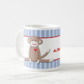 SOCKO-apen - Aangepaste koffie-Mok Koffiemok (Voorkant links)