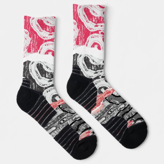 Socks – Abstract Land Sokken (Rechts)