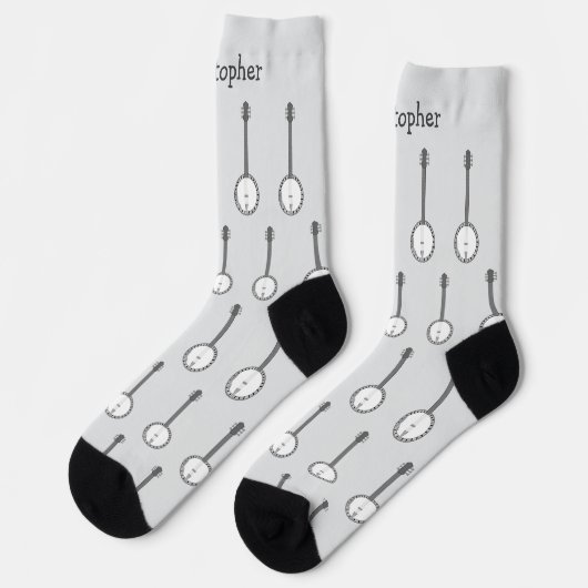 Socks Banjo Design Sokken (Links)