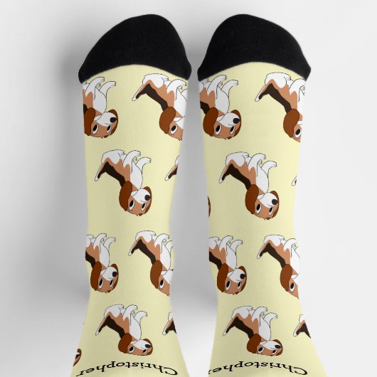 Socks Beagle Dog Design Sokken (Top)