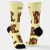 Socks Beaver Design Sokken (Gebogen)