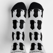 Socks Black Goldendoodle Design Sokken (Top)