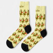 Socks Boxing Kangaroo Design Sokken (Links)