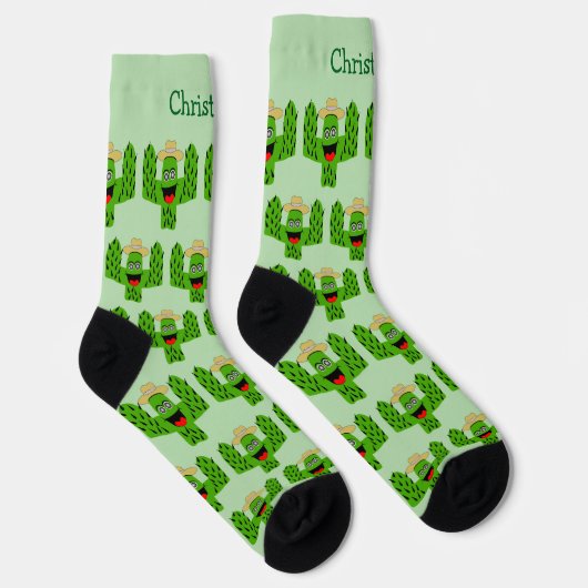 Socks Cactus Design Sokken (Rechts)