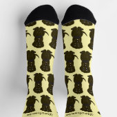 Socks Chocolate Labrador Dog Design Sokken (Top)