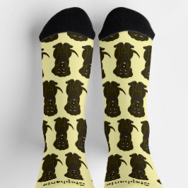 Socks Chocolate Labrador Dog Design Sokken