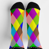 Socks Colourful Diamonds Design Sokken (Top)