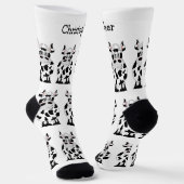 Socks Cow Design Sokken (Gebogen)