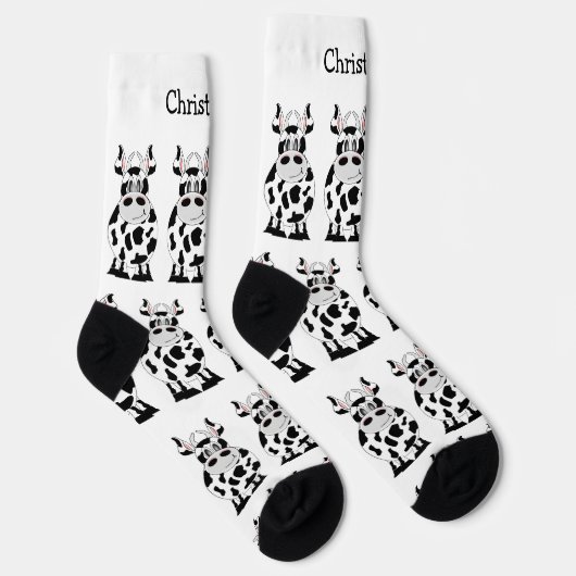Socks Cow Design Sokken (Rechts)