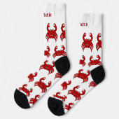 Socks Crab Design Sokken (Links)