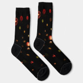 Socks - Fireworks in Black Sky Sokken (Rechts)