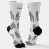 Socks Gorilla Design Sokken (Gebogen)