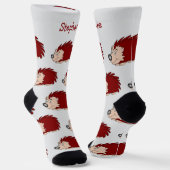 Socks Hedgehog Design Sokken (Gebogen)