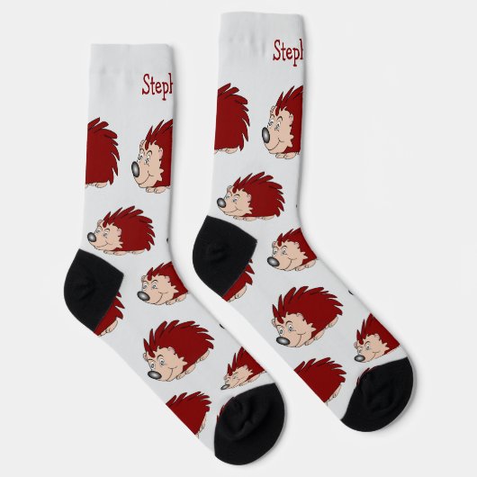 Socks Hedgehog Design Sokken (Rechts)