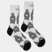Socks Hippopotamus Design Sokken (Rechts)