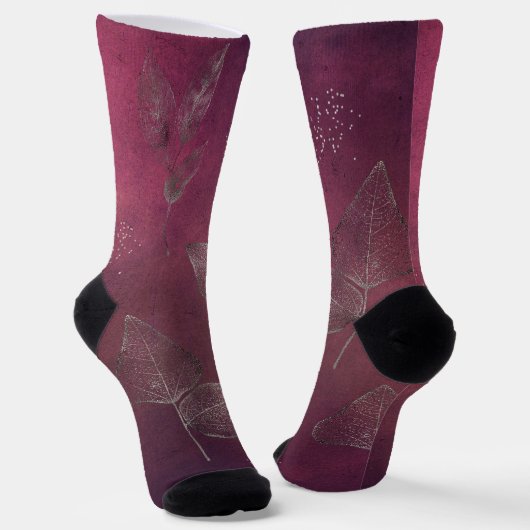 Socks in Cranberry voor mannen Sokken (Gebogen)