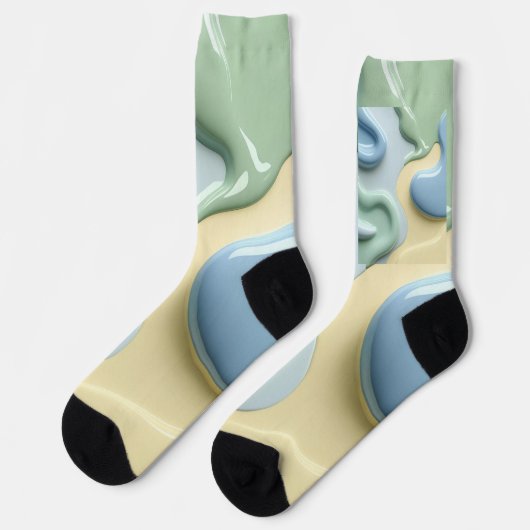Socks in stylish abstract graphic sokken (Links)