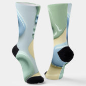 Socks in stylish abstract graphic sokken (Gebogen)