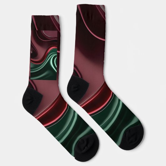 Socks in stylish abstract graphic sokken (Rechts)