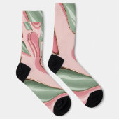 Socks in stylish abstract graphic sokken (Rechts)