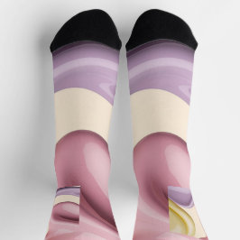 Socks in stylish abstract graphic sokken