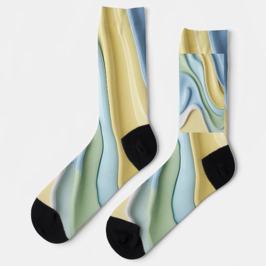 Socks in stylish abstract graphic sokken (Links)