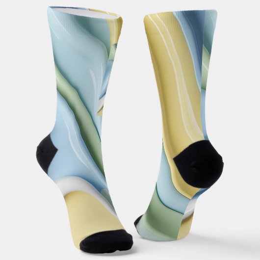 Socks in stylish abstract graphic sokken (Gebogen)