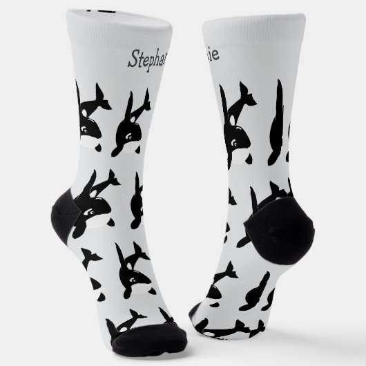 Socks Killer Whale Design Sokken (Gebogen)