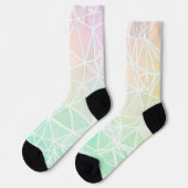 Socks met lage poly Ombre Sokken (Links)