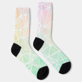 Socks met lage poly Ombre Sokken (Rechts)