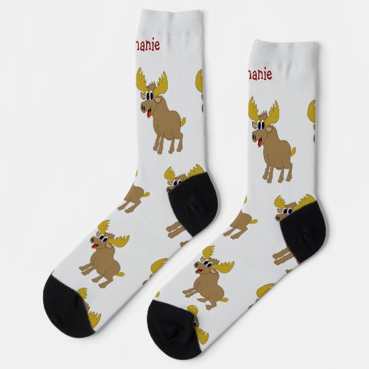 Socks Moose Design Sokken (Links)