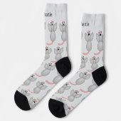 Socks Mouse Design Sokken (Links)