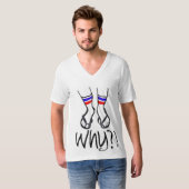 Socks op flops t-shirt (Voorkant volledig)
