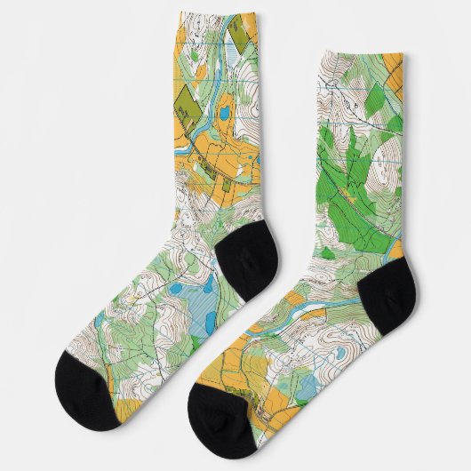 Socks - Orienteering map1 Sokken (Links)