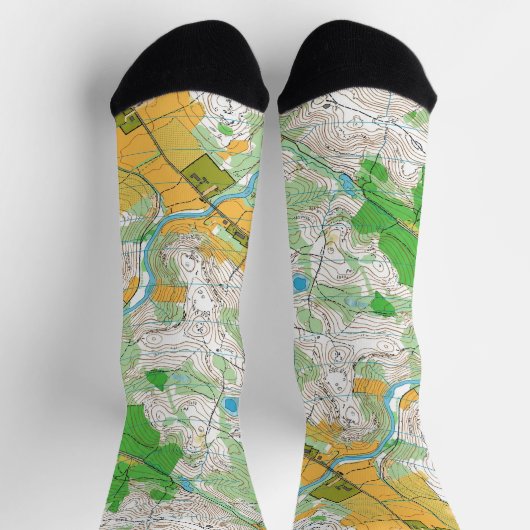 Socks - Orienteering map1 Sokken (Top)