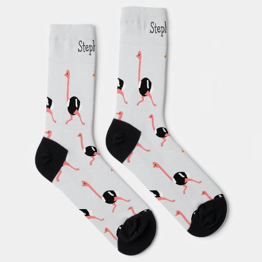 Socks Ostrich Design Sokken (Rechts)