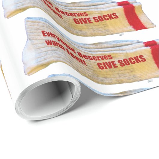 Socks-overlooppapier geven cadeaupapier (Rol Hoek)