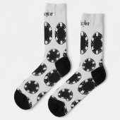 Socks Poker Chip Design Sokken (Links)